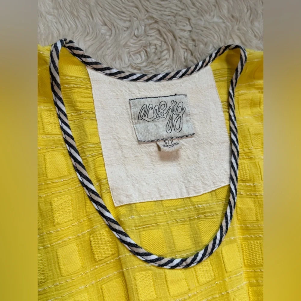 Ace & Jig Yellow Traipse Dress - Size Small